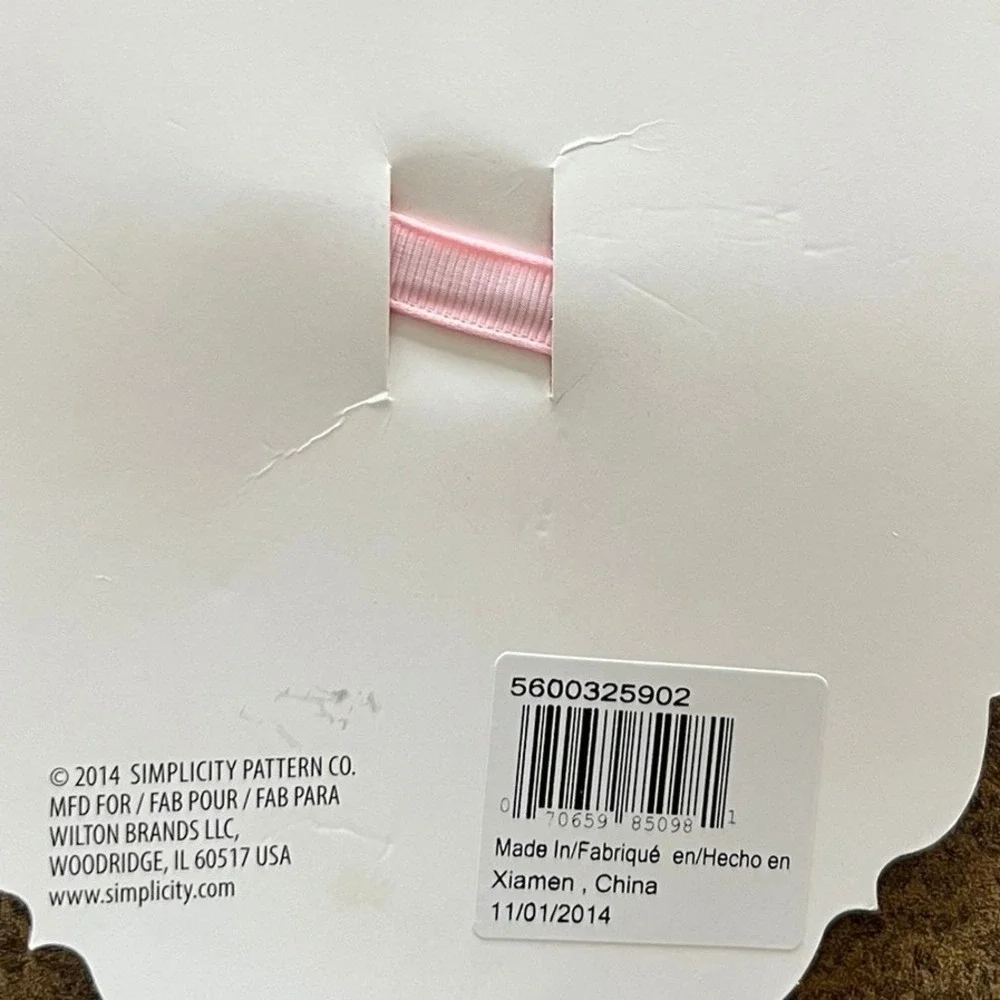Simplicity Grosgrain Hair Bow Girls OS Pink Brand New Classic Coquette Style